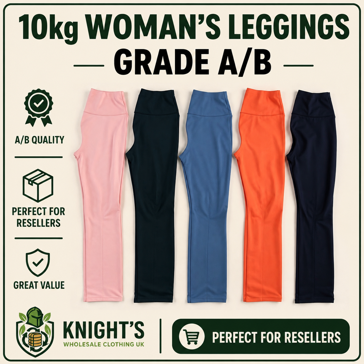 10kg Woman’s Sports Gym Leggings - Grade A/B