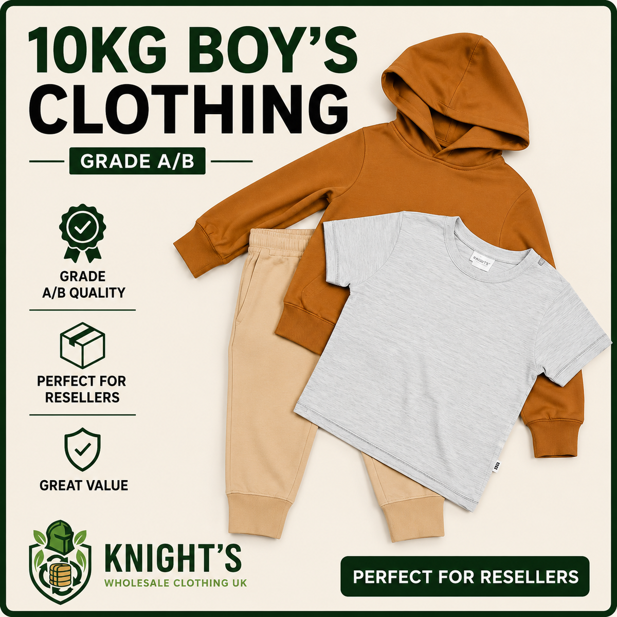 10kg Boys Clothing - Grade A/B
