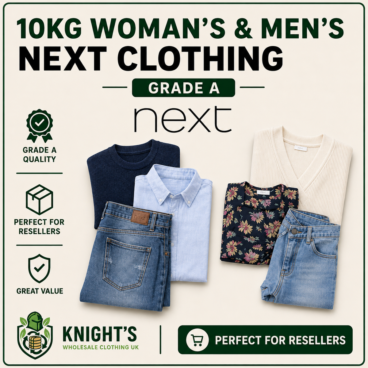 10kg - Next ONLY - Men’s & Women’s Clothing - Grade A