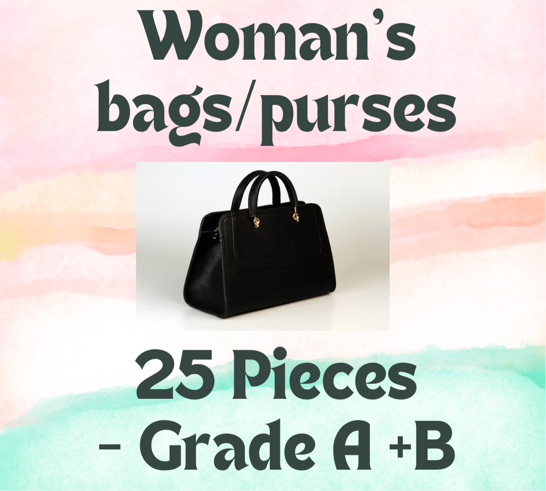 Womans Bags & Purses - 25 Piece’s - Grade A/B