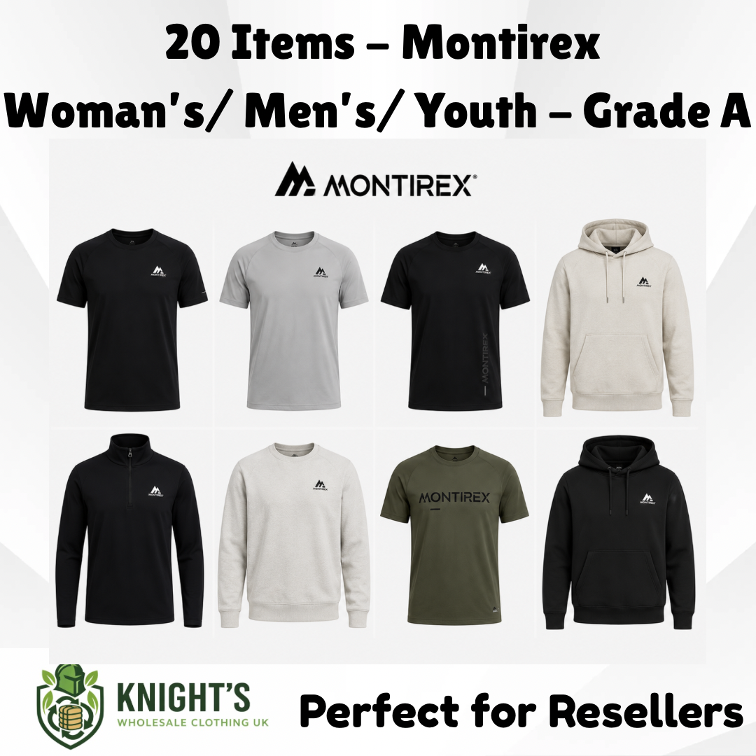 20x Montirex - Woman’s/ Men’s/ Youth’s Clothing Items – Grade A