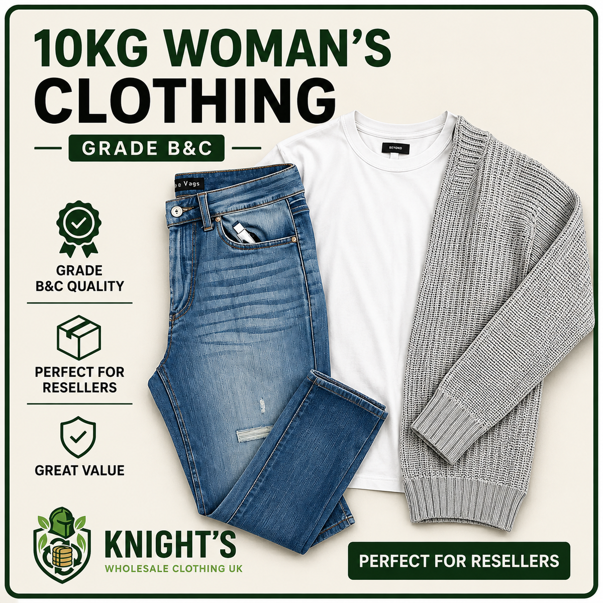 10kg Woman’s Clothing  - Grade B/C