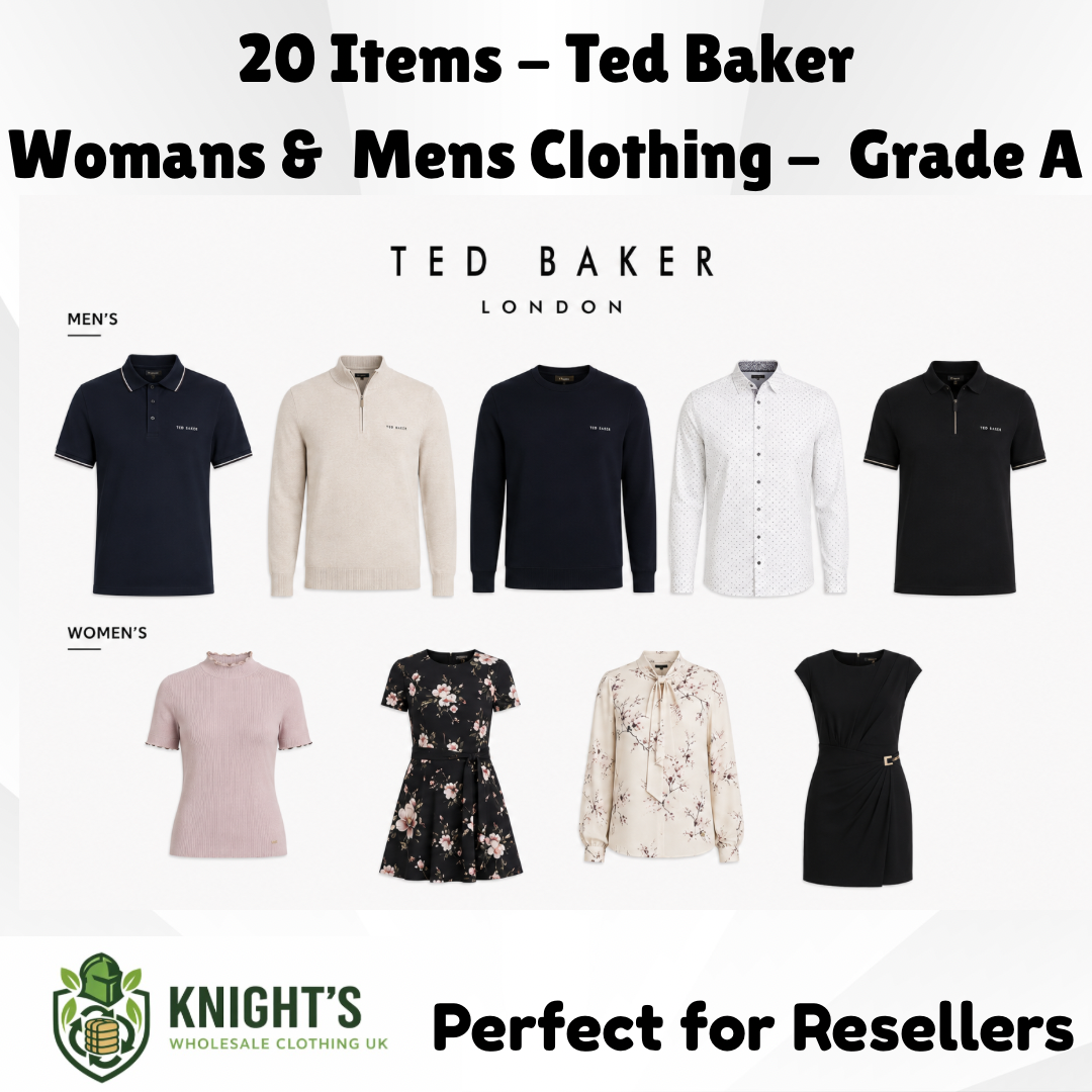 20 x Genuine Ted Baker Clothing - Men’s & Woman’s - Grade A