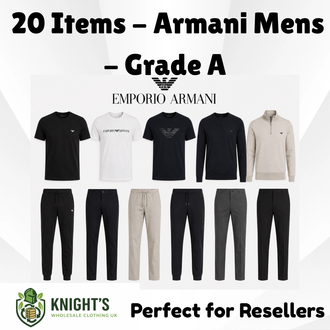 20x Armani Men’s Clothing Items – Grade A
