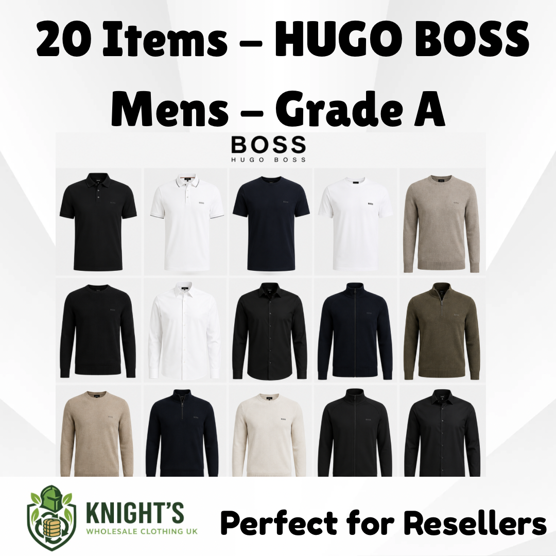 20x Hugo Boss Men’s Clothing Items – Grade A