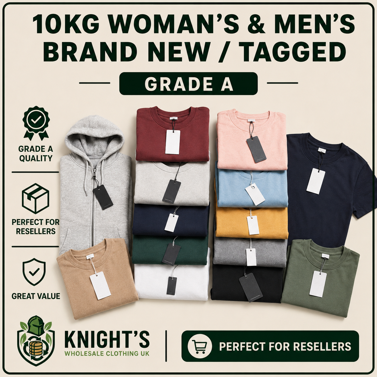10kg Original Tagged Clothes - Woman’s & Mens