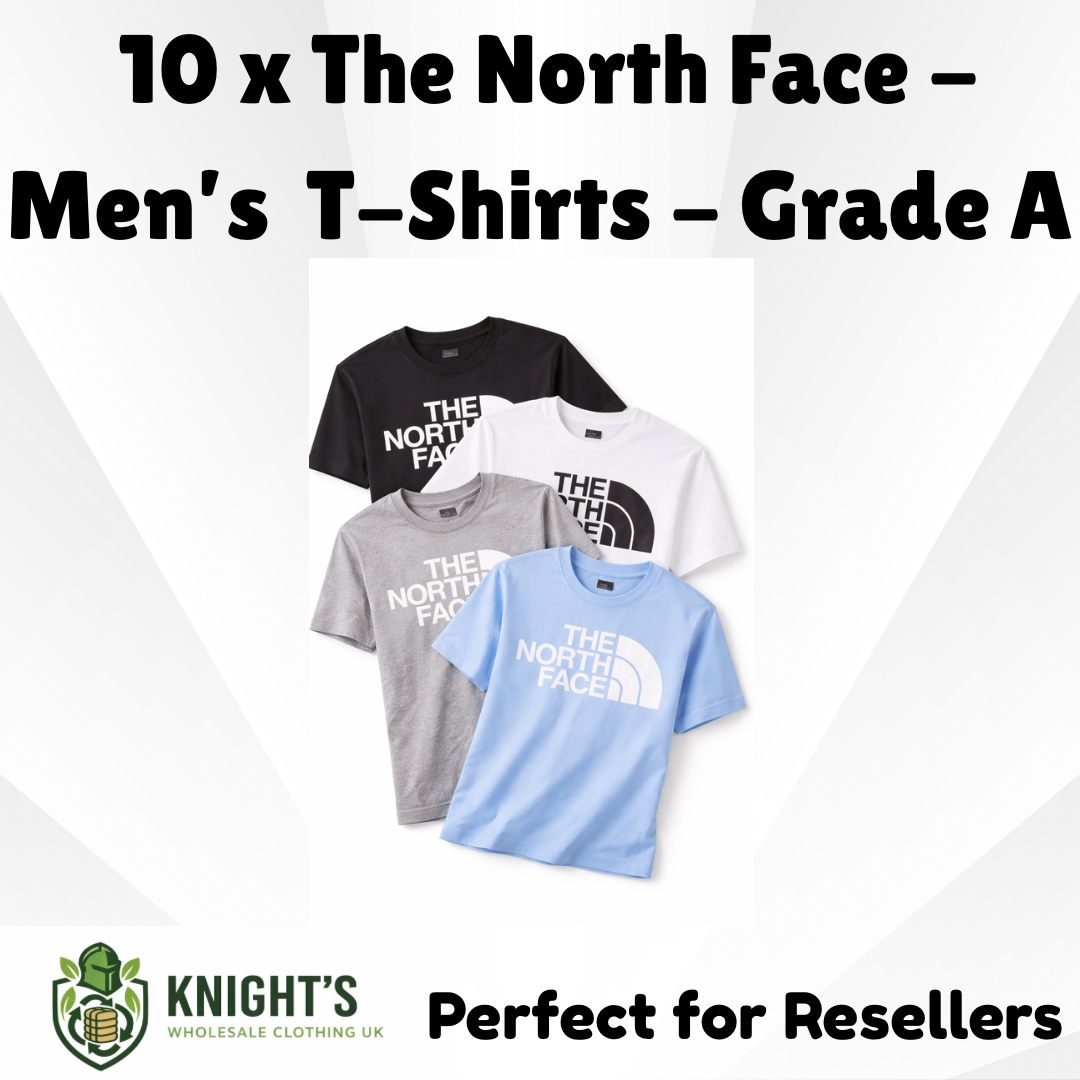 10 x Genuine The North Face Men’s T-Shirts - Grade A