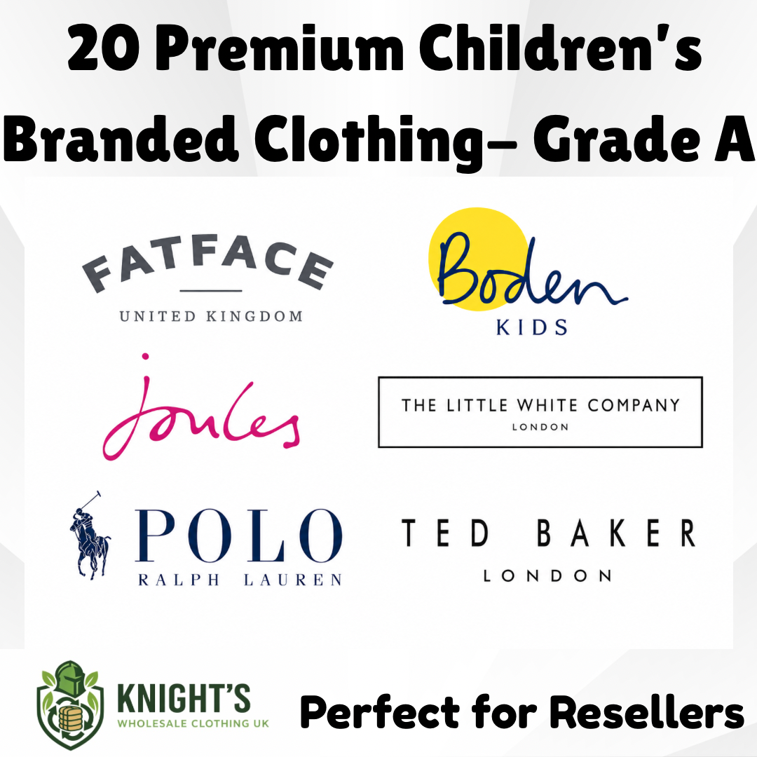 20 Premium Designer Branded Children’s Clothing - Grade A