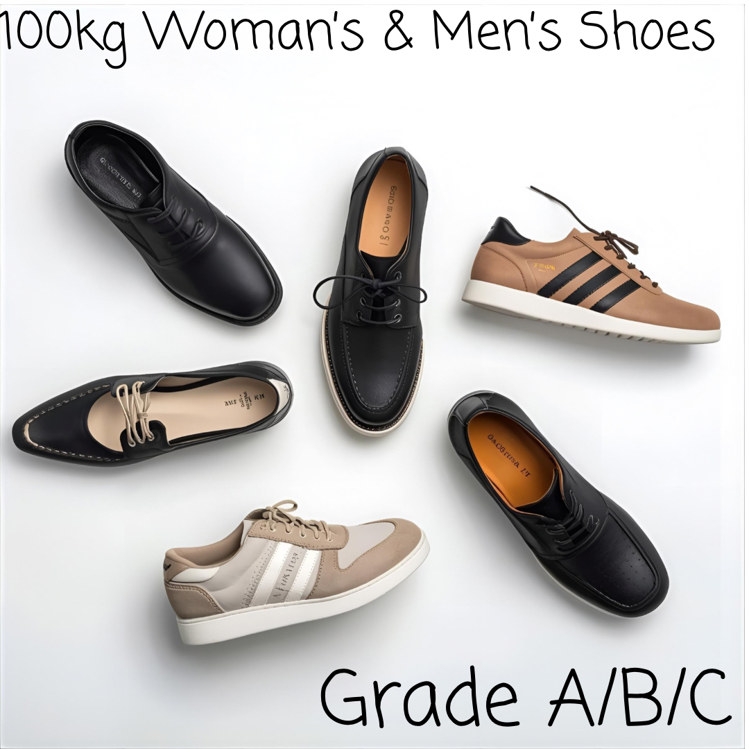 Woman’s and Men’s Shoes Grade A/B/C 100kg