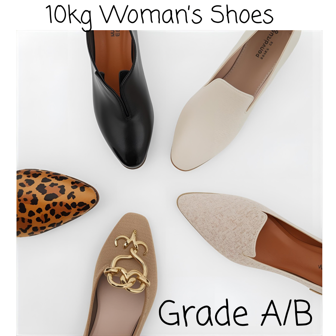 Womans Shoes Grade A/B 10kg