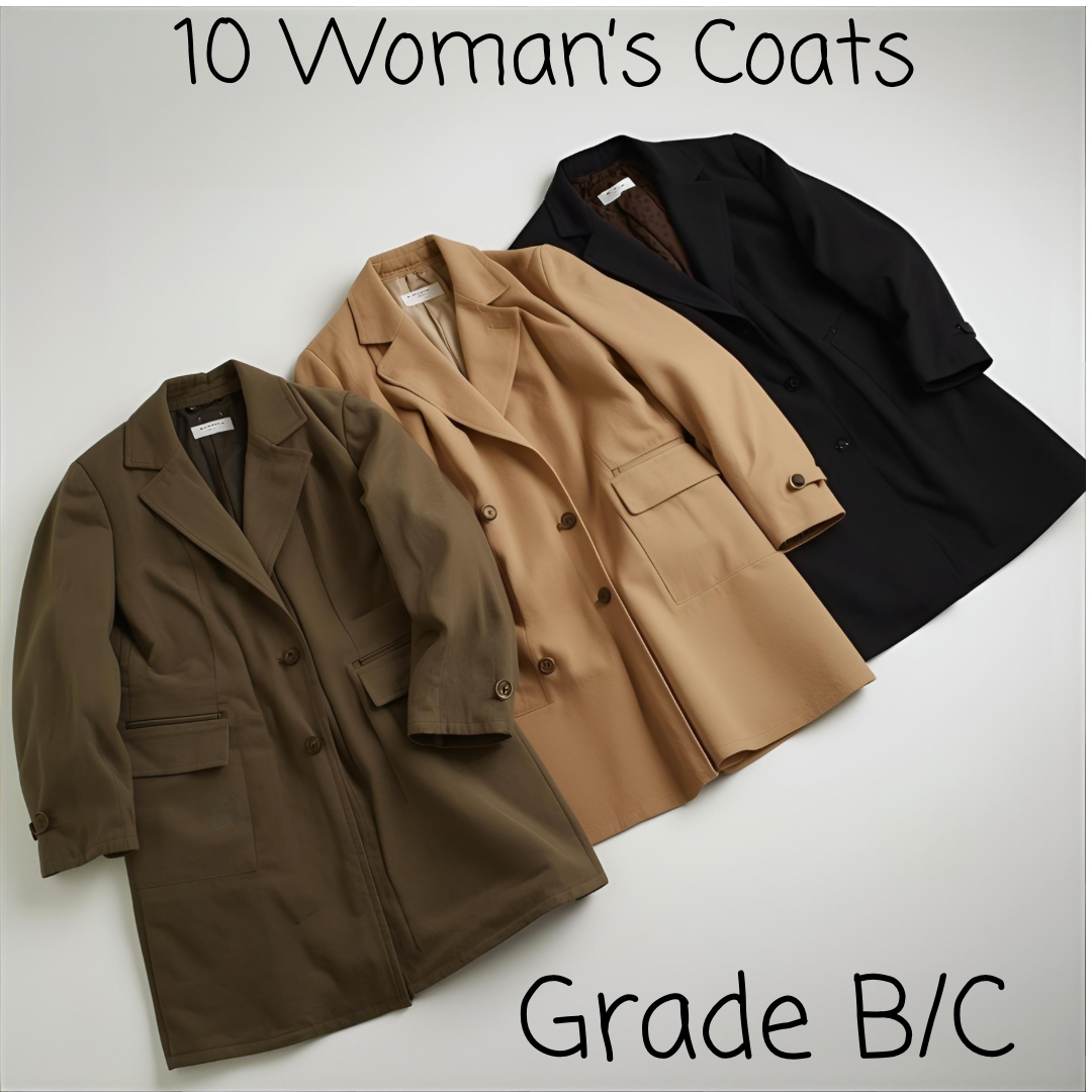 10 Woman’s Coats Grade B/C