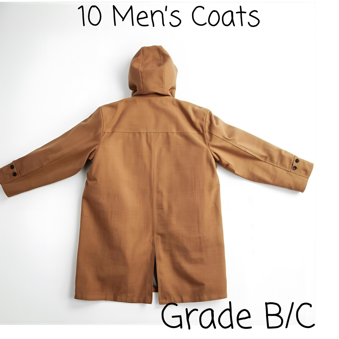 10 Men’s Coats Grade B/C