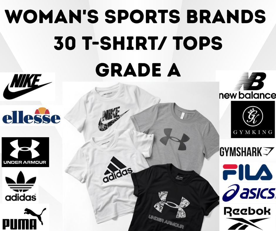 30x Women’s Branded T-Shirts Tops Grade A