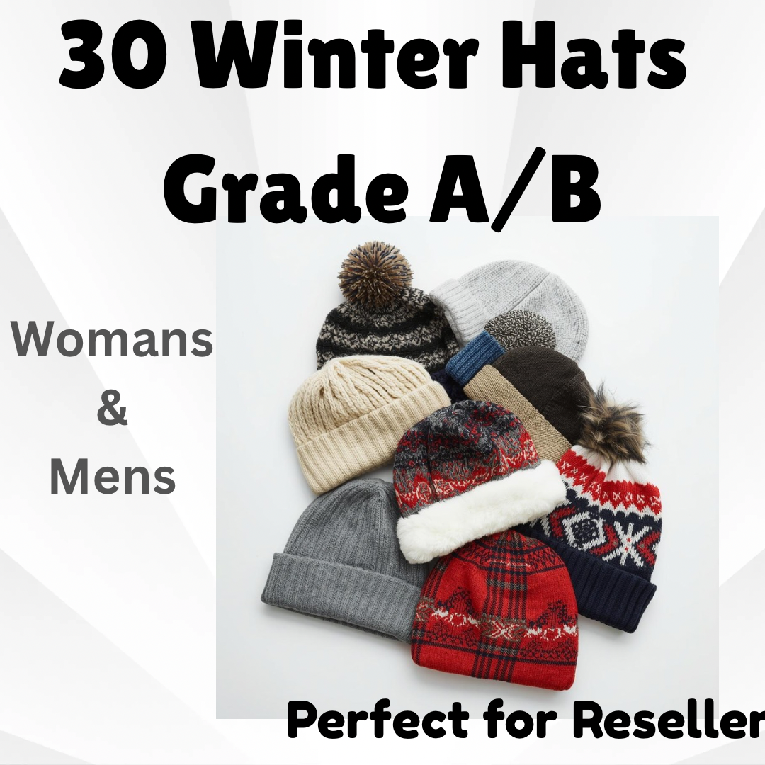 30 Winter Hats Adults Grade A/B