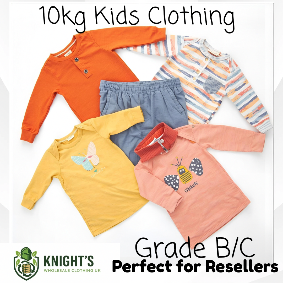 10KG Kids Clothes - Grade B/C