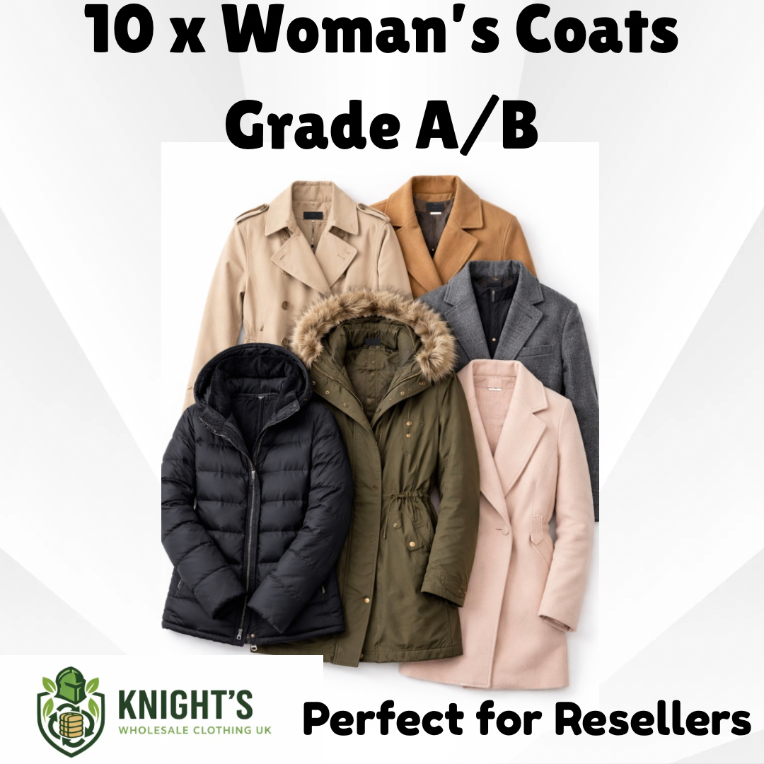 10 Woman’s Coats Grade A/B