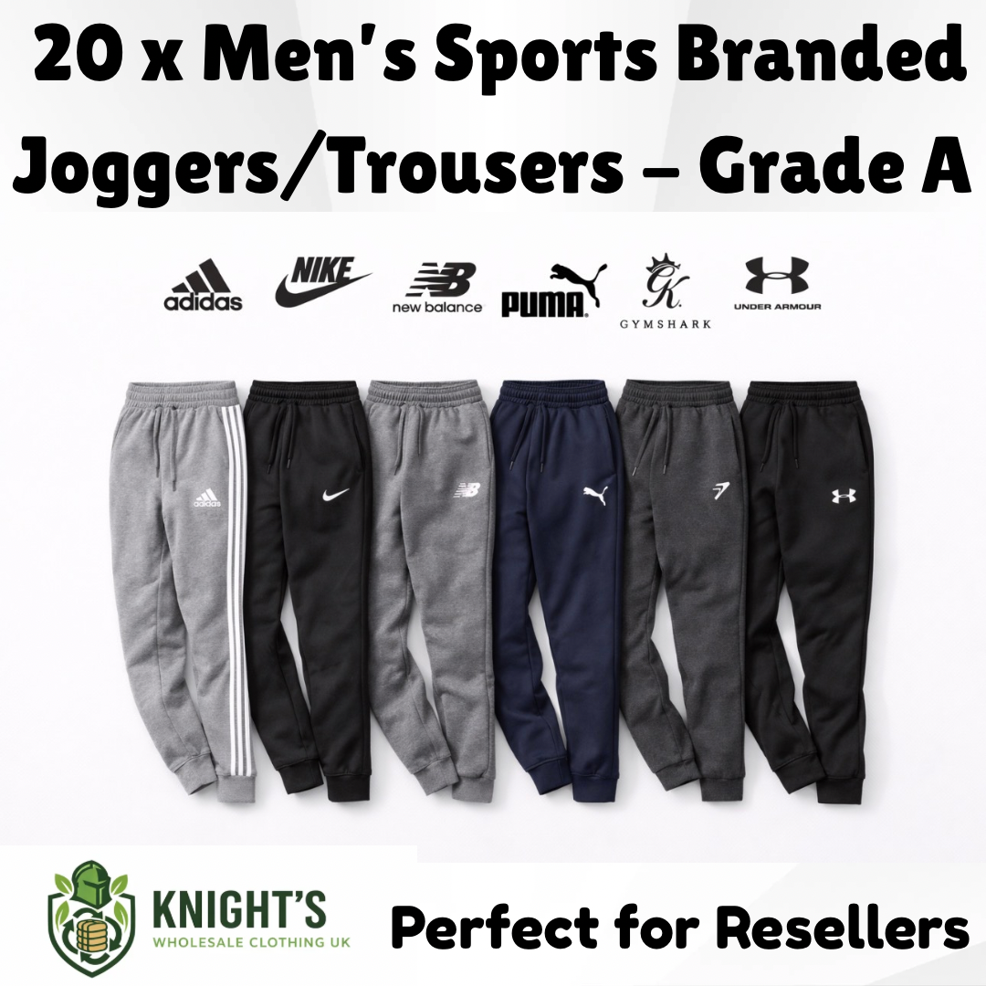 20x Men’s Sports Branded Joggers - Grade A - Nike, Adidas & more…