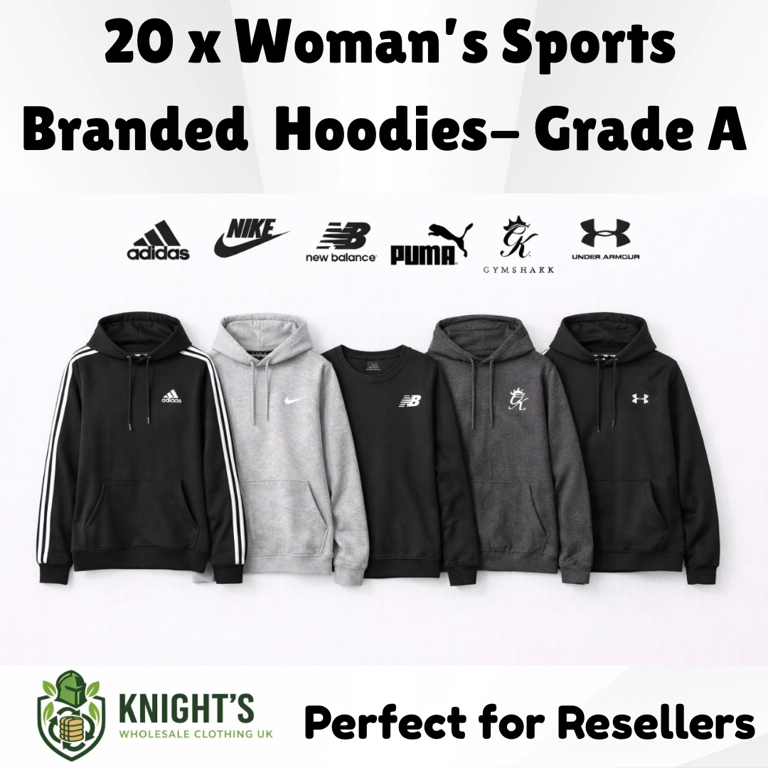 20x Women’s Sports Branded Hoodies/ Jumpers- Grade A - Nike, Adidas & more…