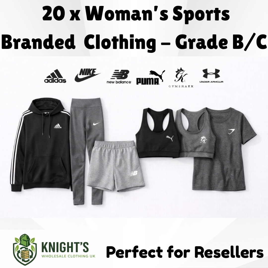 30x Women’s Branded Sportswear Mixed Clothing - Grade B/C - Nike, Adidas & more…