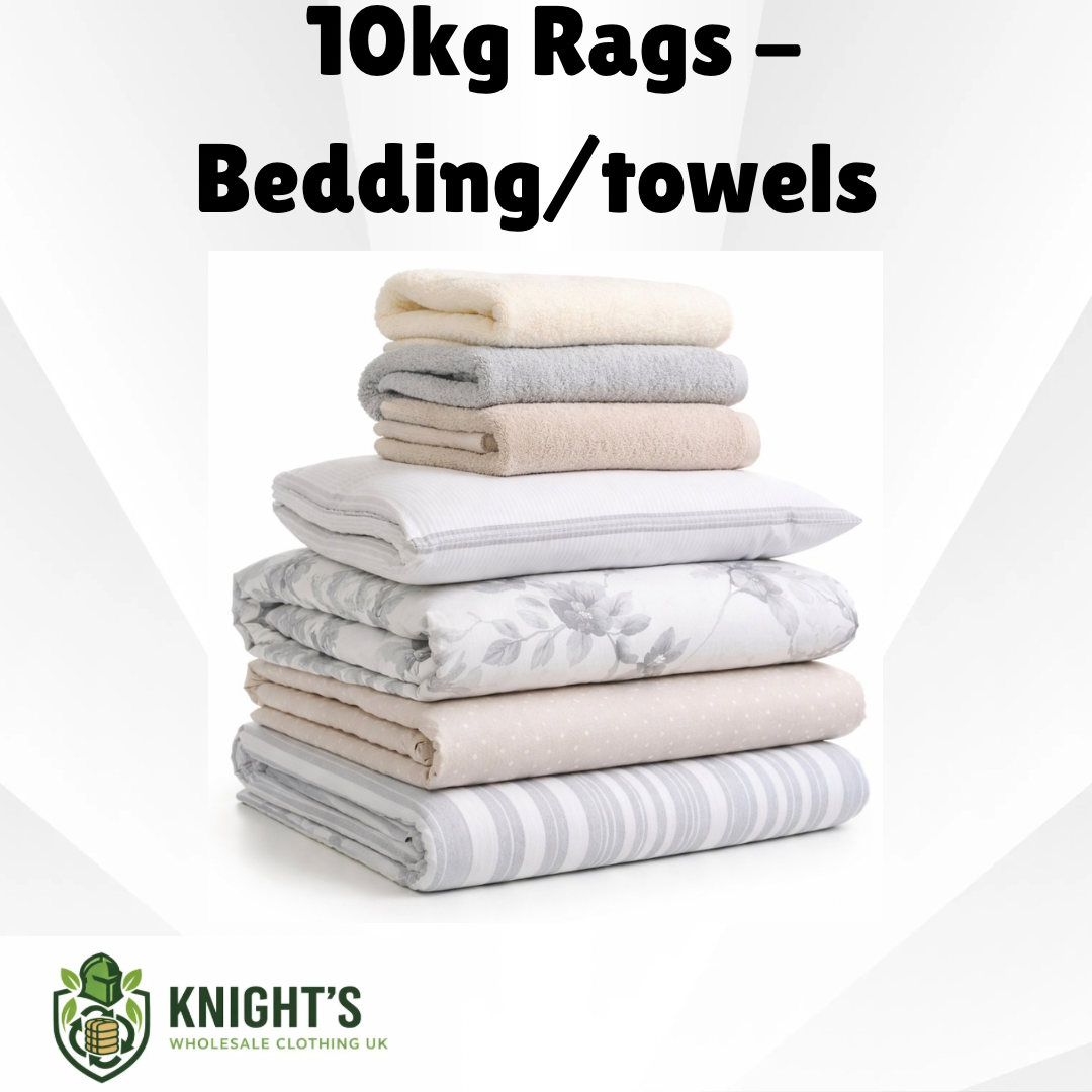 10kg Mixed Workshop Rags Wiping Cloths Bulk – Garage Mechanics Cleaning Rags