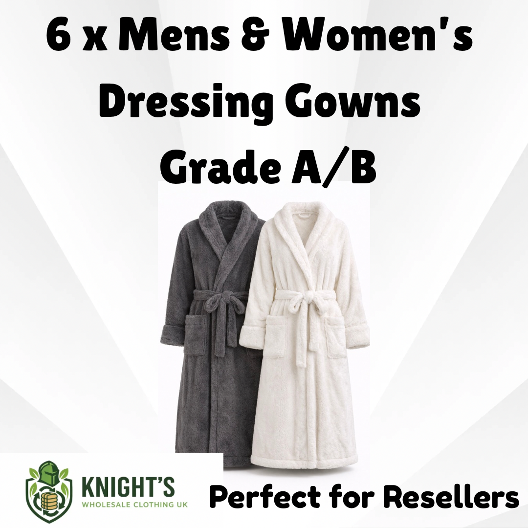 6 x Mens & woman’s Dressing Gowns - Grade A/B