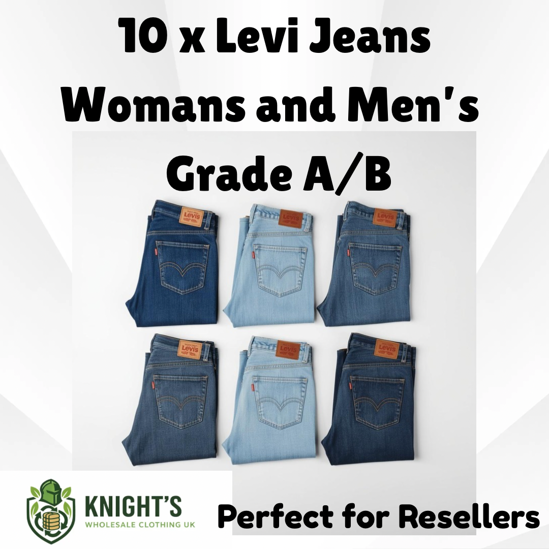 10 x Levi Jeans Men’s And Women’s - Grade A/B